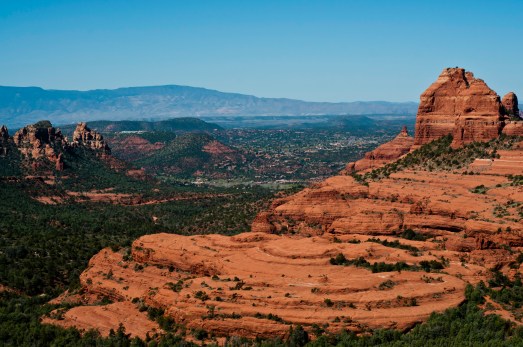 The view from the highest point we hiked up too. 